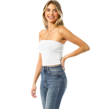 Comfortable Double Layered Bandeau Top for Women