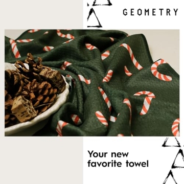 GEOMETRY Christmas Kitchen Towels - Quick Dry Microfiber Towel