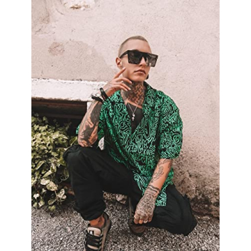 FEISEDY Oversized Sunglasses UV400 Protection Trendy Design