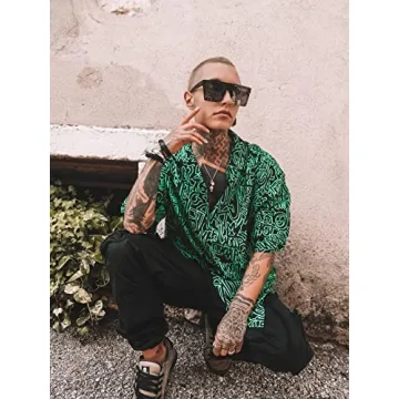 FEISEDY Oversized Sunglasses UV400 Protection Trendy Design