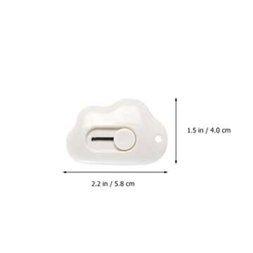 DOITOOL 3 Pieces Mini Utility Knives Cloud Shaped Box Cutter Mini Retractable Letter Opener Envelope Slitter Carton Opener Box Cutter with Hanging Hole for Office and Home Use