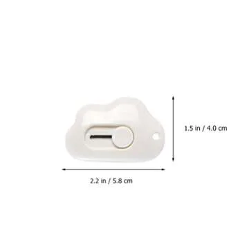 DOITOOL 3 Pieces Mini Utility Knives Cloud Shaped Box Cutter Mini Retractable Letter Opener Envelope Slitter Carton Opener Box Cutter with Hanging Hole for Office and Home Use