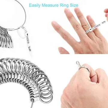 UUBAAR Ring Sizer Tool | Measure Ring Sizes 0-13