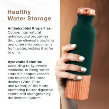 WinningMarket Copper Water Bottle - 100% Pure Copper Benefits