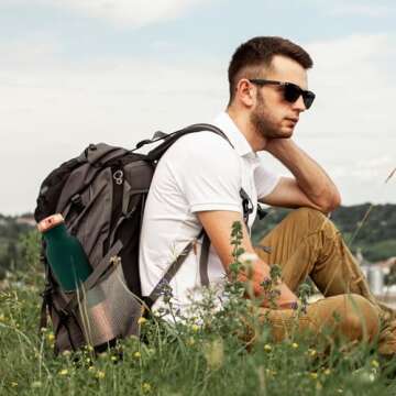 WinningMarket Copper Water Bottle - 100% Pure Copper with Ayurvedic Benefits, Handcrafted Leak-Proof Design - Includes Copper Cups for Best Experience - Easy to Clean Copper Cup Set.