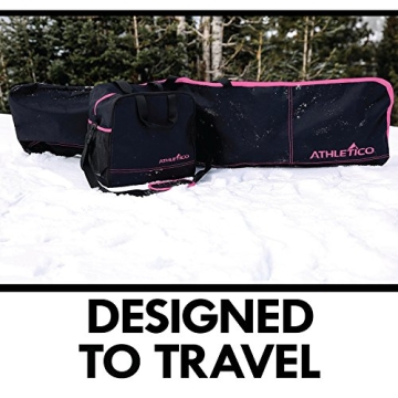 Athletico Compact Snowboard Bag Combo for Easy Transport
