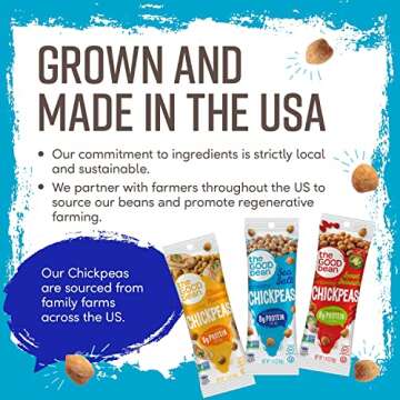 The Good Bean Sweet Sriracha Crunchy Chickpeas Snack