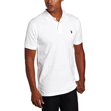 U.S. Polo Assn. Men's Classic Polo Shirt - Stylish Two-Button Pique Polo for Summer