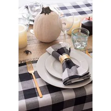 DII Decorative Napkin Rings Set of 6 Elegant Gold