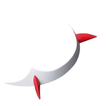 C-ZOFEK Red Devil Horns Headband - Fun Cosplay Anime Accessory