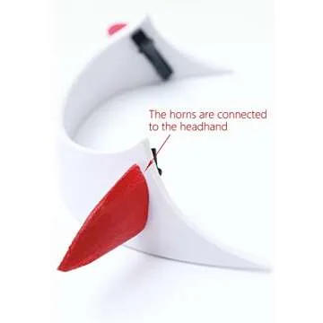 C-ZOFEK Red Devil Horns Cosplay Headband Accessories
