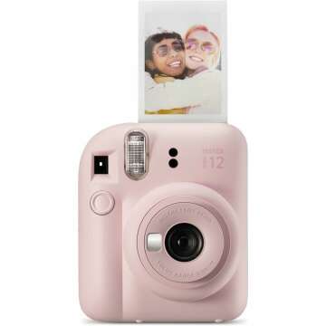 Fujifilm Instax Mini 12 Instant Camera in Blossom Pink - Capture Fun Moments