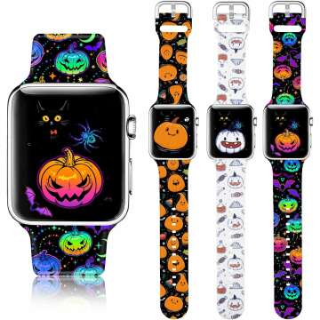Halloween Watch Bands 3 Pack for Apple Watch