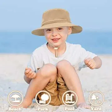 Stylish Kids Sun Hat for Toddlers Age 2-4 - UV Protection