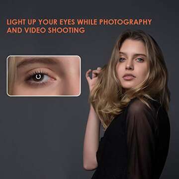 GEEKOTO Ring Light with LCD Display and Stand, 18-inch Ring Light for Phone and Camera,Ring Light with Phone Holder 48W, 3300K- 5600K for Photography, Makeup, YouTube Video Shooting