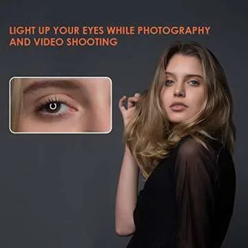 GEEKOTO Ring Light with LCD Display and Stand, 18-inch Ring Light for Phone and Camera,Ring Light with Phone Holder 48W, 3300K- 5600K for Photography, Makeup, YouTube Video Shooting