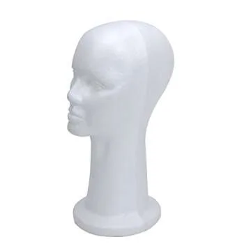 BHD BEAUTY 15" Foam Mannequin Head for Wig Styling