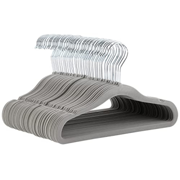 Stylish Amazon Basics Velvet Hangers for Baby & Toddler Holds 50