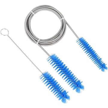 Brush Diameter 15mm 19mm - CPAP Tube Cleaning Brush for Most CPAP Hose Type (Blue)