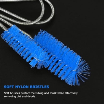 Versatile CPAP Tube Cleaning Brush 15mm 19mm - Blue