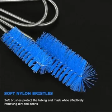 Versatile CPAP Tube Cleaning Brush 15mm 19mm - Blue