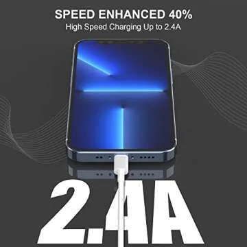 10ft iPhone Charger - MFi Certified Fast Charging Cords