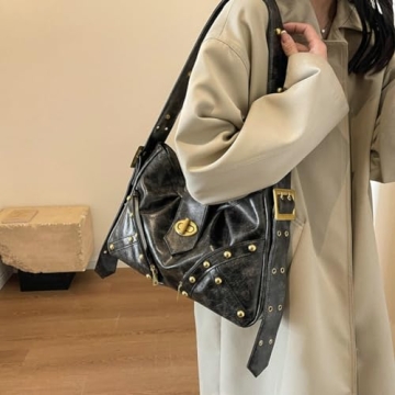 MIJARES Rivet Tote Bag for Trendy Women