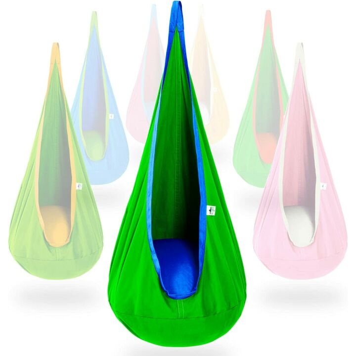 Kids Hanging Hammock Swing Chair - Indoor/Outdoor Fun