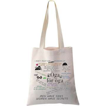 PXTIDY Umbrella TV Show Tote Bag - Reusable Canvas Design