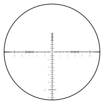 Burris Xtreme Tactical XTR II 5-25x50mm Precision Rifle Scope with 5X Zoom and Zero Click Stop Adjustment, Illuminated SCR Mil Reticle, Black