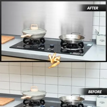 Stainless Steel Backsplash for Kitchen - Yaocom 24x30 Inch