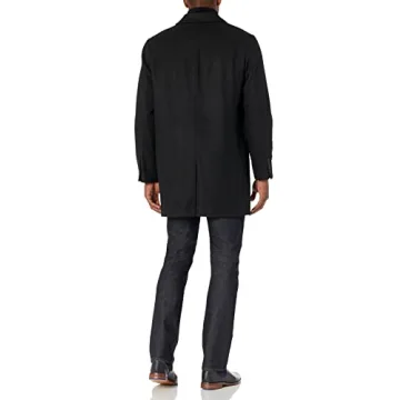 Dockers Men's Henry Wool Blend Top Coat