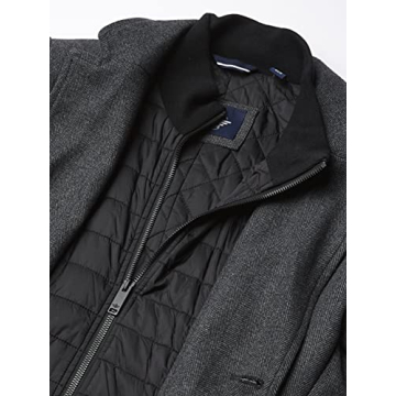 Dockers Men's Henry Wool Blend Top Coat