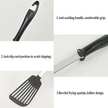 TENTA Kitchen Good Grips Fish Turner - Heat Resistant Spatula