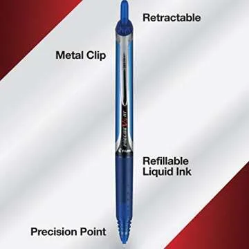 Pilot Precise V5 RT 0.5 mm Pens, Pack of 12 for Perfect Writing