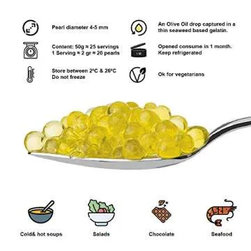 Caviaroli Encapsulated Extra Virgin Olive Oil - Picual , 50 gram