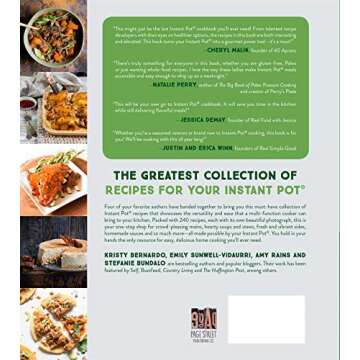 The Big Book of Instant Pot Recipes: 240 Must-Try Dishes for Your Multi-Function Cooker