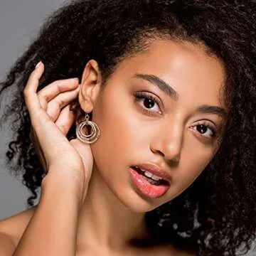 SPUNKYsoul 3 Circle Boho Earrings - Unique Handmade Jewelry