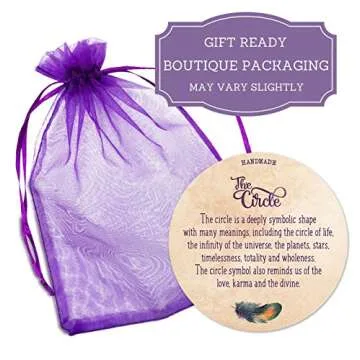 SPUNKYsoul 3 Circle Boho Earrings - Unique Handmade Jewelry