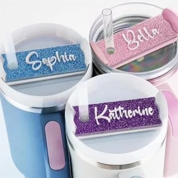 Custom Glitter Name Tag for Stanley Cups