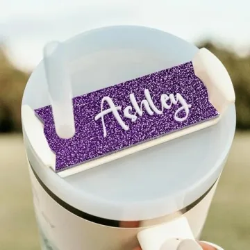 Custom Glitter Name Tag for Stanley Cups
