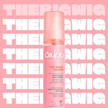 Cake Beauty The Wave Maker Texturizing Beach Spray, 4 Ounce. (Packaging may vary)