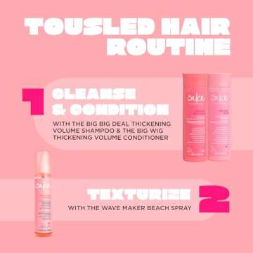 Cake Beauty The Wave Maker Texturizing Beach Spray, 4 Ounce. (Packaging may vary)