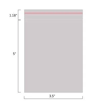 200ct Resealable Cellophane Bags Perfect for Treats & Crafts