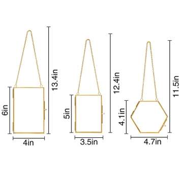 Double Glass Frame for Pressed Flowers - w/Real Dried Flowers and Tweezer for Handicrafts, Photo, or Other Small Flat Items