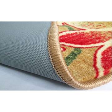 EUCH Boho Area Rug For Indoor & Outdoor Use 75x98