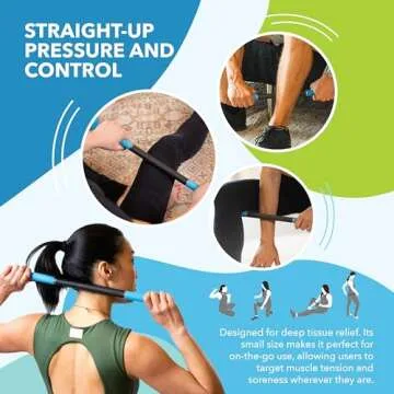 VERSATILE RAD Rod Mini Massage Roller Stick for Recovery