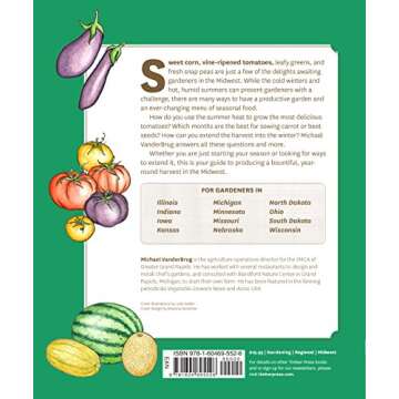 The Timber Press Guide to Vegetable Gardening in the Midwest (Regional Vegetable Gardening Series)