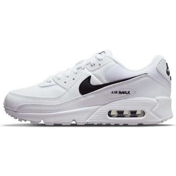 Nike Women's Air Max 90 Shoe - Iconic Comfort & Style in White/White/Black
