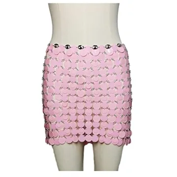 Sparkly Hip Sequin Skirt for Dance and Party Wear